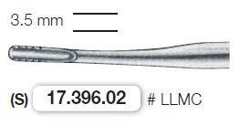 17.396.02 Elewator Lindo-Levien z ząbkami # LLMC 3.5 mm zagięty