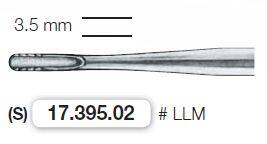17.395.02 Elewator Lindo-Levien z ząbkami # LLM 3.5 mm prosty