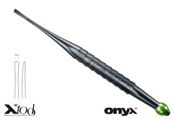 17.007.06TI X-Luxa-Tool prosty 3mm Onyx