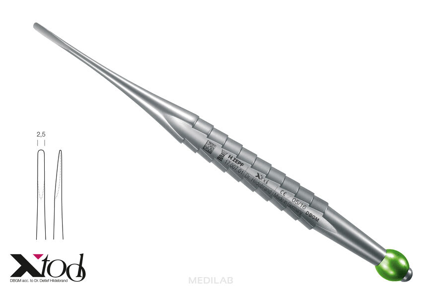 17.007.01 X-Luxa-Tool prosty 2,5mm