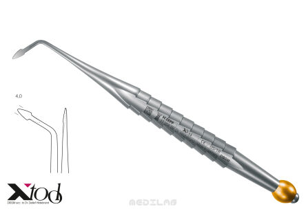 17.008.09 X-Syndesmotome zagięty prawostronnie 4mm