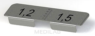 85.540.52 Płytka na śruby 1,2 mm i 1,5 mm