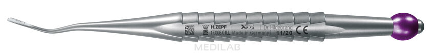 17.008.01LL X-Proximator Lindo-Levien z ząbkami, zagięty 2.5 mm, dystalny